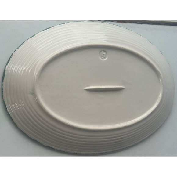 Ceramic 2-pc. Winter Holidays Christmas Tree Candle Holder and Dish Platter-READ - Picture 15 of 16